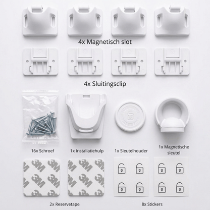 Young Essentials Magnetische Kindersloten – Set van 4